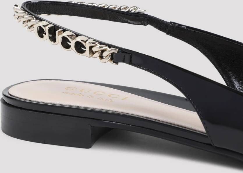Gucci Zwarte Ballerina's Elegante Schoenen