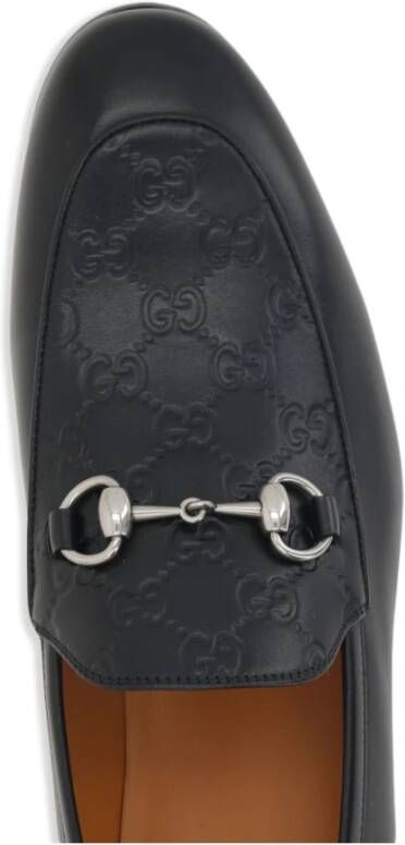 Gucci Zwarte Instapleren Schoenen met Horsebit Detail