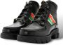 Gucci Interlooking Veterschoenen Zwart Nieuw Black Heren - Thumbnail 2