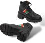 Gucci Interlooking Veterschoenen Zwart Nieuw Black Heren - Thumbnail 3