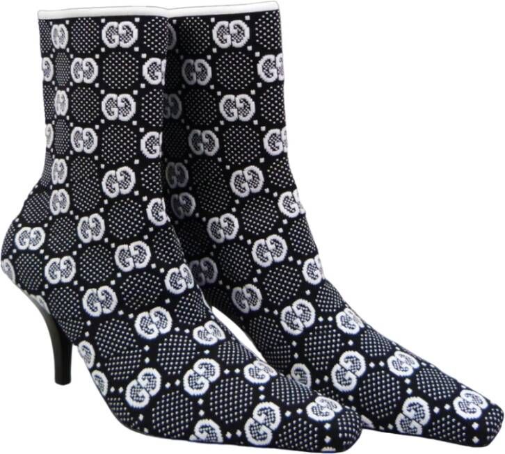 Gucci Zwarte Laarzen voor Stijlvolle Outfits Multicolor Dames