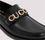 Gucci Zwarte leren loafers Black Heren - Thumbnail 4