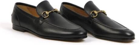 Gucci Jordaan Lederen Loafers Black Heren