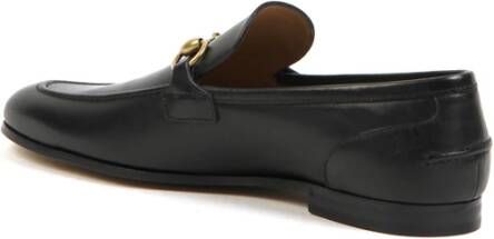 Gucci Jordaan Lederen Loafers Black Heren