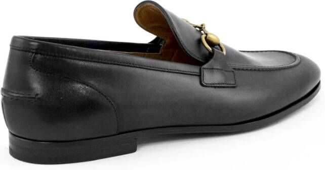 Gucci Jordaan Lederen Loafers Black Heren