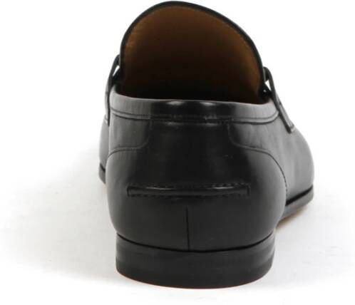 Gucci Jordaan Lederen Loafers Black Heren