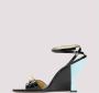 Gucci Zwarte Leren Sandalen met Kristallen Bedel Black Dames - Thumbnail 2