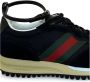 Gucci Zwarte Sneakers met Webdetail - Thumbnail 2