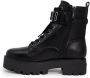 Guess Zwarte Veters Polyurethaan Laarzen Black Dames - Thumbnail 18