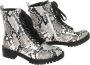 Guess Hinlee python print ankle boot Grijs Dames - Thumbnail 3