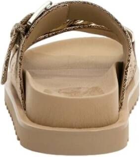Guess Beige Casual Textiel Dames Sandalen Beige Dames