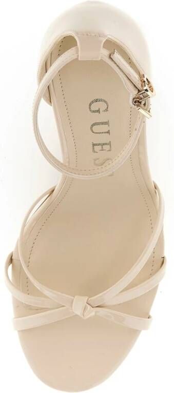 Guess Beige Hoge Hak Open Teen Schoenen