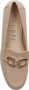 Guess Klassieke Leren Mocassin Schoenen Beige Dames - Thumbnail 5