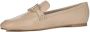 Guess Klassieke Leren Mocassin Schoenen Beige Dames - Thumbnail 6