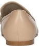 Guess Klassieke Leren Mocassin Schoenen Beige Dames - Thumbnail 7
