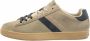 Guess Beige Leren Sneakers Nola II Brown Heren - Thumbnail 3