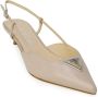 Guess Beige Pointed Toe Pumps met Gesp Strik Beige Dames - Thumbnail 3