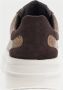 Guess Beige Sneakers 4G Logo Suede Inserts Beige Heren - Thumbnail 13