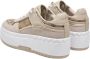 Guess Lente Zomer Dames Sneakers Collectie Beige Dames - Thumbnail 7