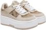 Guess Lente Zomer Dames Sneakers Collectie Beige Dames - Thumbnail 8