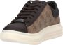 Guess Beige Bruine sneaker van eco-leer Meerkleurig Heren - Thumbnail 4