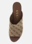 Guess Beige bruine synthetische sandalen voor dames Multicolor Dames - Thumbnail 11