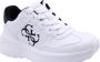 GUESS Printed Lace-Up Sneakers with Polyurethane Composition Wo White - Thumbnail 10