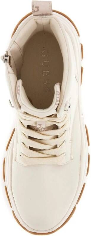 Guess Bissonn Dames Sneaker Stijlvol en Comfortabel Beige Dames