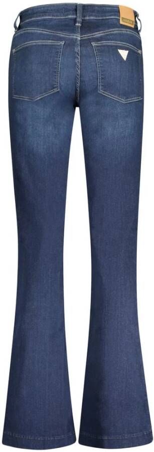 Guess Blauwe Katoenen Boot Mid Jeans