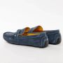 Guess Blauwe lage herensneakers - Thumbnail 2
