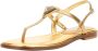 Guess Zomer Dames Sandalen in Polyurethaan Yellow Dames - Thumbnail 4