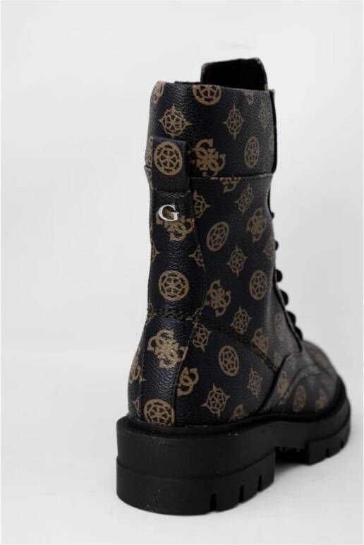 Guess Bruine Combat Boots voor Vrouwen