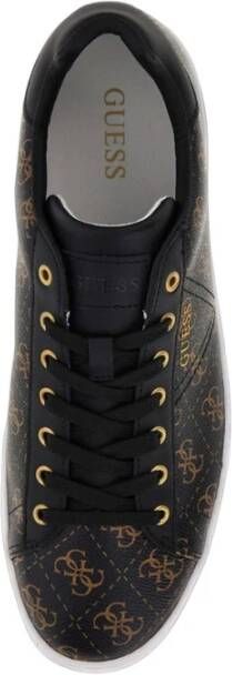 Guess Bruine Sportiee Synthetische Sneakers oor Heren Brown Heren