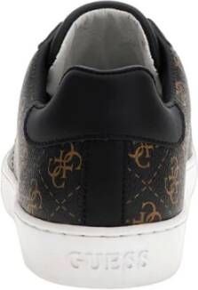 Guess Bruine Sportiee Synthetische Sneakers oor Heren Brown Heren