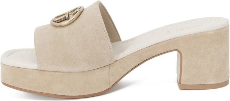 Guess Cinzia Suède Hakken Beige Dames