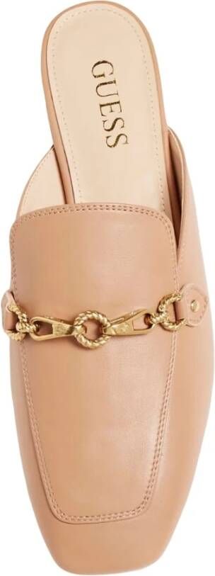 Guess Comfortabele Pantoffels voor Dagelijks Gebruik Beige Dames