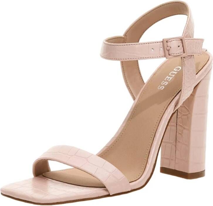 Guess Dames Casual Synthetische Sandalen Pink Dames