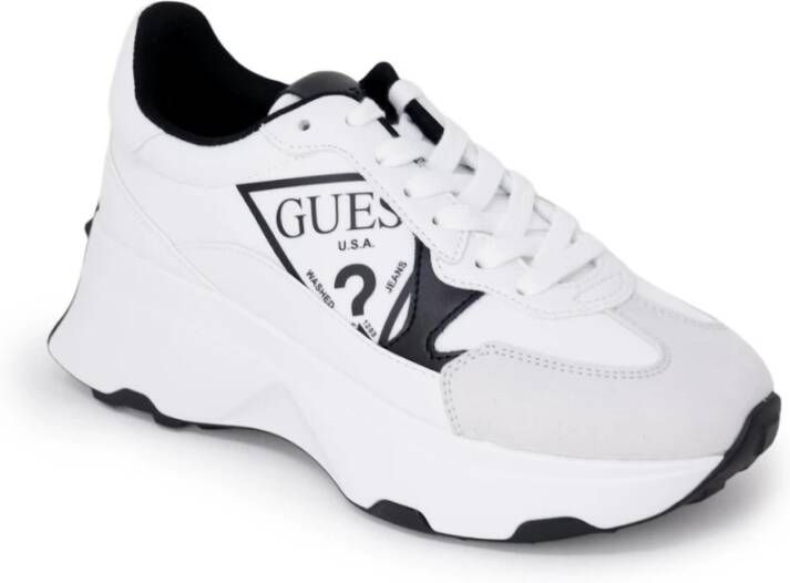 Guess Dames Sneakers Wit Print Wit Dames