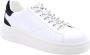 Guess Witte Lage Top Sneakers met Strass Details White Dames - Thumbnail 8