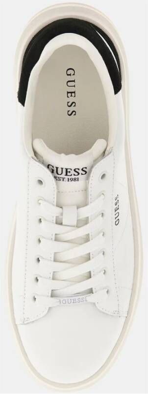 Guess Elba Leren Schoenen White Dames