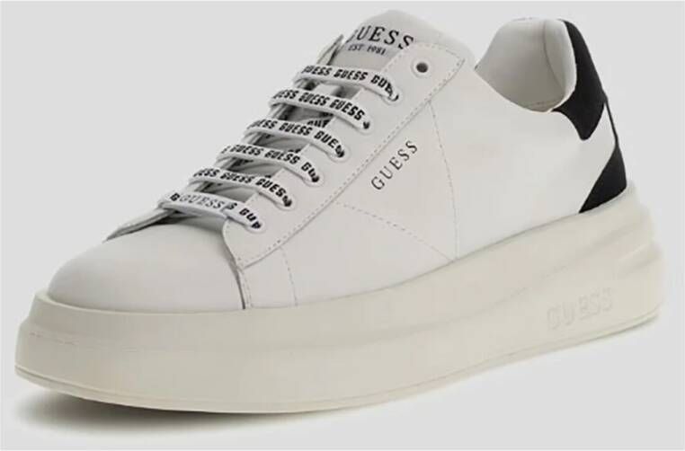 Guess Elba LTH Leren Schoenen White Heren