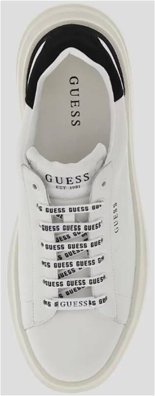 Guess Elba LTH Leren Schoenen White Heren