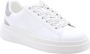 Guess Leren sneakers met strass Elbina White Heren - Thumbnail 13