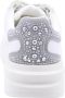 Guess Leren sneakers met strass Elbina White Heren - Thumbnail 16
