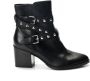 Guess Gestreepte Studs Leren Laarzen Zwart Dames - Thumbnail 4