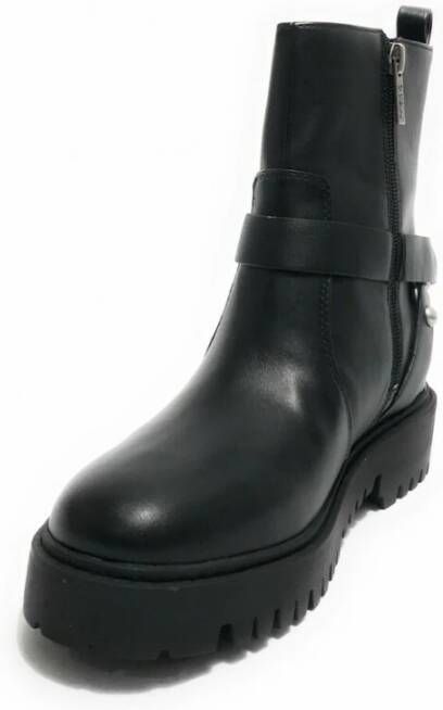 Guess Enkellaarzen Klassiek Model Black Dames