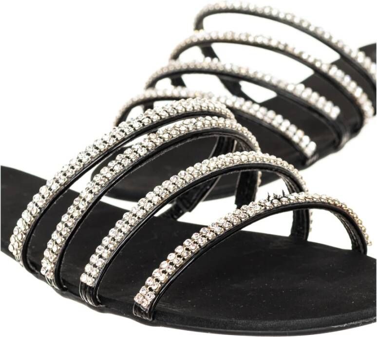Guess Flat Sandals Black Dames