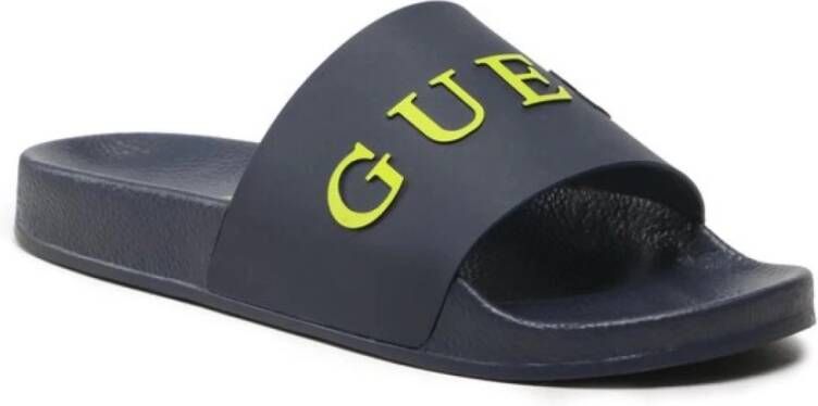 Guess Flip Flops Blauw Heren