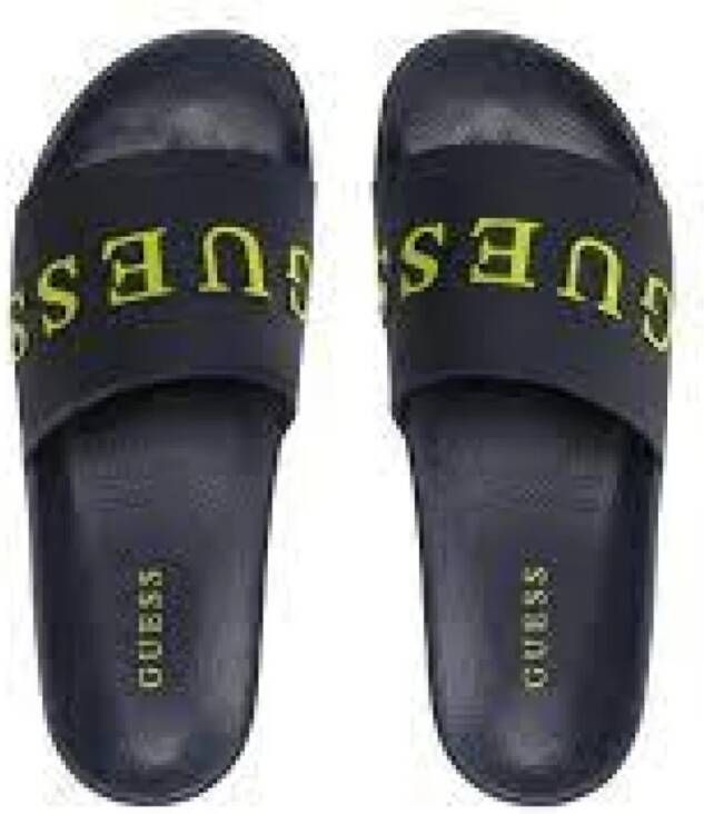 Guess Flip Flops Blauw Heren