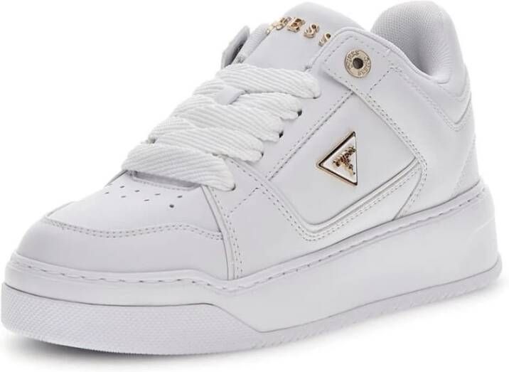 Guess Geperforeerde Basket Sneakers met Gewatteerde Kraag